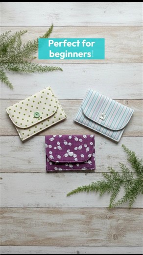 How to Make a Coin Purse / Mini Wallet | Easy Sewing for Beginners