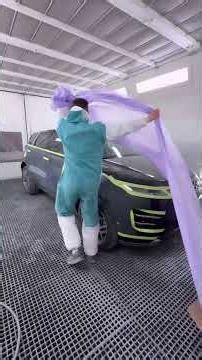 Large Masking film for car painting #maskingfilm #manufacturing #carpainting #autopainting