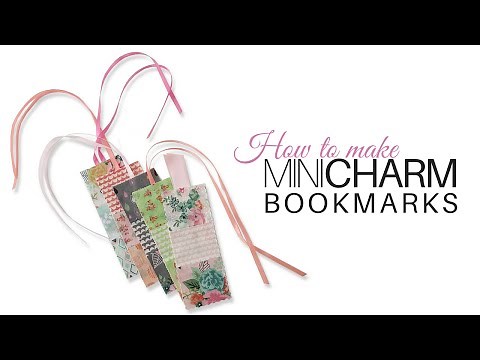 How to make Mini Charm Bookmarks | with Jennifer Bosworth of Shabby Fabrics