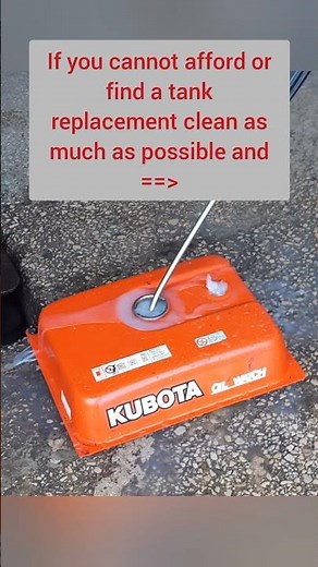 Solve your dirty or rusty small engine fuel tank problem #smallengine #fuelfilter #rust