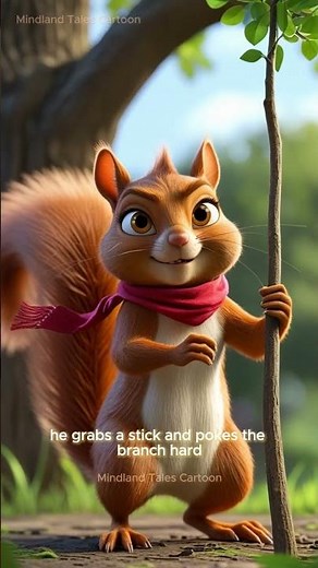 The Grumpy Squirrel's Funny Acorn Battle 🍂 Hilarious Animal Cartoon Story for Kids