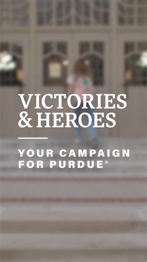 Purdue University College of Engineering Undergraduate Education on Instagram: "#PurdueEngineers go far. At #Purdue, they study. Experiment. Learn and grow. And after graduation, they make giant leaps and earn victories that span disciplines, schools, labs and the globe. They become the heroes of the next generation of Purdue engineers. Support future students with a gift to “Victories & Heroes,” the largest fundraising campaign in the university’s history, by selecting “Your Fund for Victories 