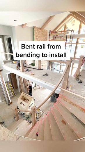How to Cut and Install Bent Rail for Stairs: A Carpenter's Guide