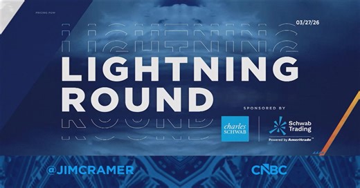 Lightning round: Tempus AI is a 'decent spec', says Jim Cramer