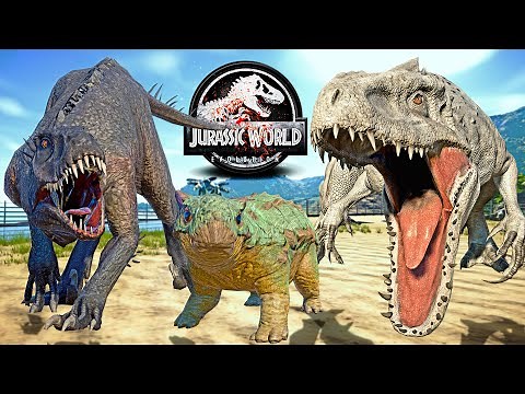 E750 Scorpius Rex, BUMPY, I-REX, T-REX, Blue 🌍 JURASSIC WORLD EVOLUTION CAMP CRETACEOUS