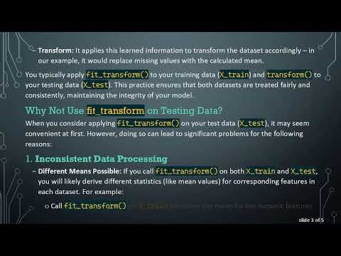 Understanding the fit_transform Method in Machine Learning: What You Need to Know