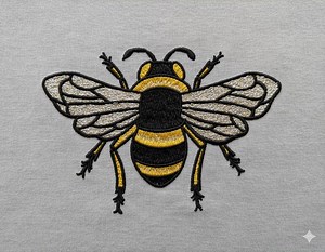 Realistic Bumblebee Embroidery Design - "honey Bee Applique" Machine File (multiple Sizes) 3 Size 6 Format Pes Dst... - Etsy