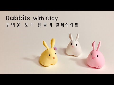 Rabbits making tutorial with soft polymer clay