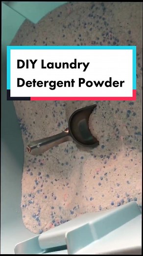 Homemade DIY Laundry Powder Detergent Recipe