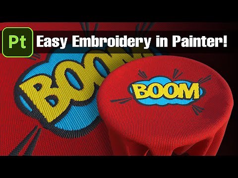 How to Create Embroidered Patches in Substance Painter | Quick & Easy Tutorial