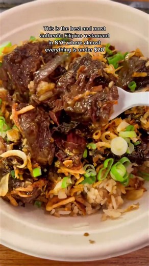 This is a great Filipino restaurant where you can get full for under $20. #cheapeats #cheaptrav