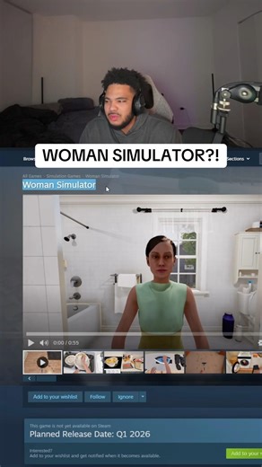 Woman simulator?! Whoever makes these need to be stopped😭 #indiegames #gaming