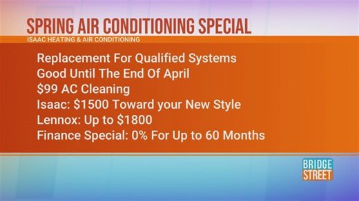 Getting your AC ready with Isaac Heating & AC and AP Plumbing