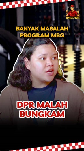 DPR Banyak Bungkam Saat Carut Marut MBG. Yuk tonton selengkapnya di YouTube Pedeo Project 🔥 link di bio ya... #bengkelpedeo #reparasitanpabasabasi #mbg #bgn #dpr