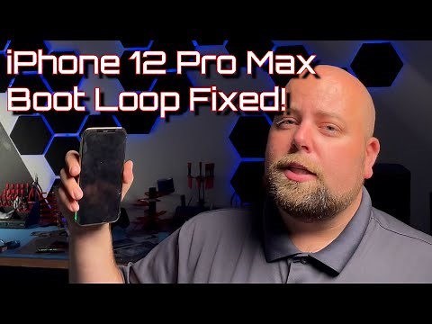 iPhone 12 Pro Max Boot loop repair (Fixed) Face ID Retained!👍