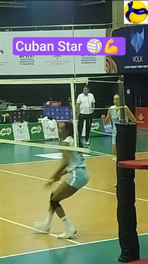 Cuban Volleyball Star's Powerful Net Warm-Up! 🇨🇺🔥 | CAVA Women's League Maldives 2025 Final.