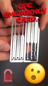3.1K views · 114 reactions | Emergency Lock Picks in a credit card? (re-upload edit) #fyp #foryou #foryoupage #gaget #5minutecrafts #asmr #tools #lockpick #lock #secret #escape | Lock Picking V | Facebook