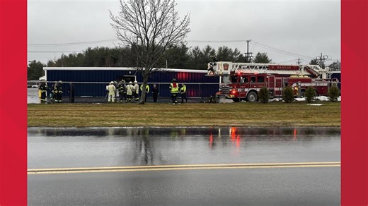 Crews respond to possible fire at Bangor Self Storage on Union Street