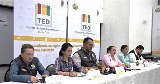 TED de Santa Cruz descarta irregularidades en cómputo de votos en Chiquitos y dice que Libre no tenía delegado en mesa