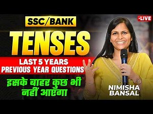 TENSES | Last 5 Years Previous Year Questions | SSC & Bank | Perfection Class Live | Nimisha Bansal