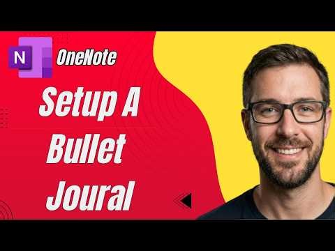 How To Setup A Microsoft OneNote Bullet Journal - Quick Tutorial [2026 Guide]