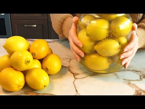 Stop Wasting LEMONS. Here's How I Store LEMONS For A Year Without Spoiling!