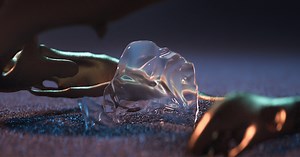 From Earth: Abstract Liquid Vase Simulation in Houdini