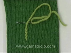 In this video we show how we embroider chain stitches on a knitted piece. Have you already used this technique on a garment? Show us with a photo here on Facebook! To see a pattern using this technique, go to: http://www.garnstudio.com/lang/en/pattern.php?id=6148&lang=en Press the HD button right on the video menu to see the video in high resolution. If you have a question regarding this video, please leave it here: http://www.garnstudio.com/lang/en/video.php?id=404 There are more than 650 DROPS