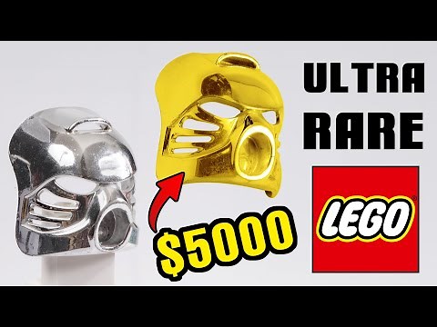 The Story Behind The RARE Silver & Gold Bionicle Tahu Masks