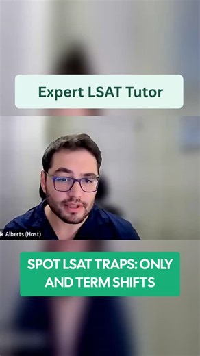 Reach Your Goal LSAT Score on Instagram: "LSAT tutor breaks down how to destroy trick answers that look right but aren't 🎯 watch for term shifts (habitation vs colony) and overly strong language like "only" - your new superpower for logical reasoning #LSAT #LSATprep #LSATlogicalreasoning #lawschool #LSATtips #LSATstudy"
