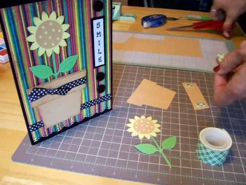 Cricut Sunflower Card