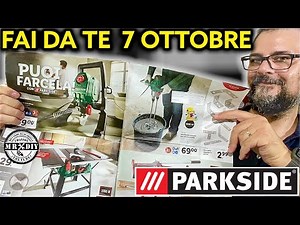 Parkside lidl DIY flyer 7 OCTOBER. Airless spray gun. Riccardo Muscarella.