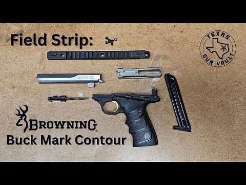 Field Strip: Browning Buck Mark Contour (.22lr Target Pistol)