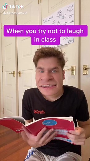 Trying Not to Laugh in Class Challenge