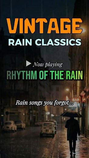 70s Vibe Oldies Hits 🌧️ | Rhythm of the Rain - The Cascades | 60s Oldies