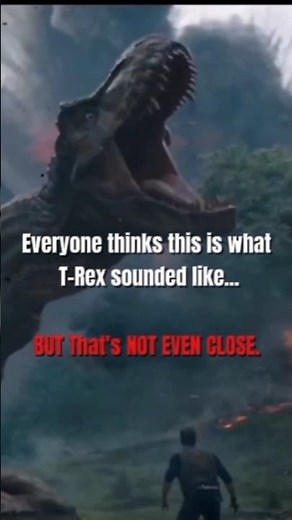 You've Never Heard the Real T-Rex Sound #usa #dinosaur