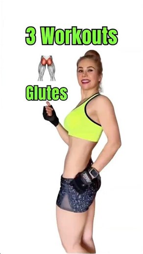 3 Burning Glute Workout You Can Do Anywhere(Proper Form&Safe Cues) #glutes #fitness #workout#shorts