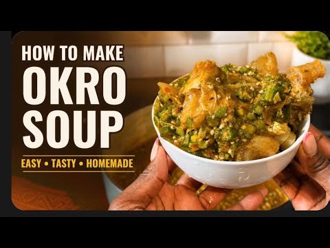 How To Make Nigerian Okro Soup | Okra soup | Updated Okro Soup Recipe