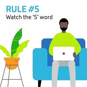 The 'S' word. :shudders: You know the one: *stress.* 😱 Stress can sneak up on you in strange ways. Our "Rules to Work By" Tip #5 is to be mindful of what stressors you have, and find a balance that keeps them at bay. Here's to a more zen #WFH experience. #CitrixRemoteWorks | Citrix