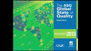 What's ASQ's Global State of Quality all about? Watch this video for a preview of the research: http://asq.org/global-state-of-quality/ | ASQ