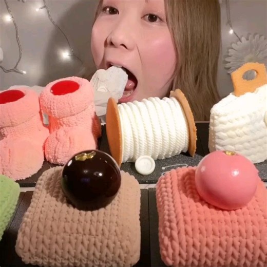 d on Instagram: "┈─ ꒰꒰‧⁺ ˗ˏˋ₊ welcome ┊͙꒷꒦꒷꒦꒷ ⁣⁣ ⁣⁣╰►⁣ 𝐅𝐎𝐎𝐃: ⇢mousse wool cake ⁣⁣╰►⁣ 𝐂𝐑𝐄𝐃𝐈𝐓𝐒 𝐓𝐎: ⇢@miyuasmr ✎ᝰ┊𝘨𝘰𝘥 𝘯𝘦𝘷𝘦𝘳 𝘣𝘳𝘪𝘯𝘨𝘴 𝘺𝘰𝘶 𝘩𝘦𝘳𝘦 𝘵𝘰 𝘭𝘰𝘴𝘦 𝘺𝘰𝘶 ✧･ﾟ: *✧･ﾟ:* ✧*:･ﾟ✧⠀⠀ #asmr #mukbang #asmreating #miyuasmr #moussecake"