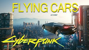 AWESOME FLYING CARS in Cyberpunk 2077 | HD 4K 2022 PC Ultra