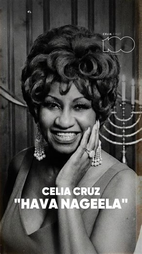 Celia Cruz on Instagram: "Celebrando la 8va noche de Hanukkah con una joya musical poco conocida de La Reina. Descubre la interpretación única de Celia Cruz del clásico hebreo “Hava Nageela”. Aunque la interpretó en giras por Latinoamérica desde los años 50, esta grabación de estudio de 1964 es un verdadero tesoro histórico cantado en hebreo. Conoce mas en el canal oficial de Celia Cruz en YouTube. — Marking the eight night of Hanukkah with a rare musical gem from The Queen! Discover Celia Cruz’
