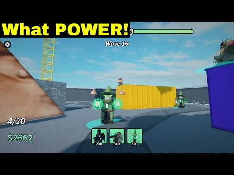 This Mage tower is Broken!! (Roblox: Obama Tower Defense Pt. 2)