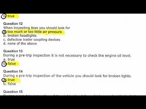 CDL School Bus Practice Test 4