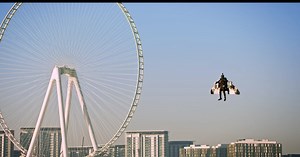 Watch: Milestone jetpack flight looks like real life superhero movie