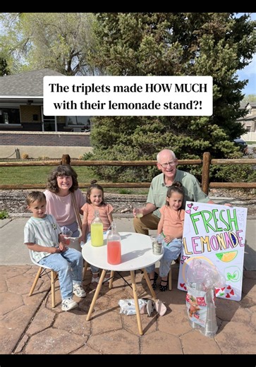 They started by selling rocks in the front yard (???) and somehow that turned into a lemonade stand 🍋😂 Honestly, they must get it from Sean. When he was little he ran “Sean’s Snappy Snacks”, upcharging Costco candy and outsourcing labor to the neighbor kids for a nickel an hour 💀 But tell me why their little cardboard sign a couple bottles of lemonade made OVER $100 in one afternoon… So now we’re pivoting into a lesson on saving vs spending… because how do I convince them to make their beds f