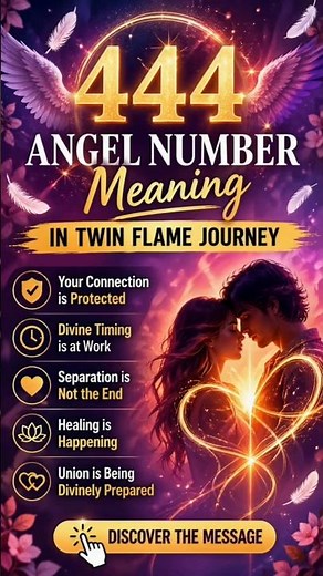 444 Angel Number Twin Flame 🔥 Divine Timing Is Working For You (Don’t Ignore This Sign!) #444