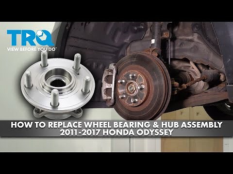 How to Replace Front Wheel Bearing & Hub Assembly 2011-2017 Honda Odyssey