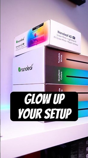 Nanoleaf 4D V2 + Floor Lamp: No Panels Needed #gamingsetup #rgb #joeysfunhouse